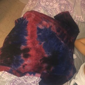 Blue and pink shirt medium size